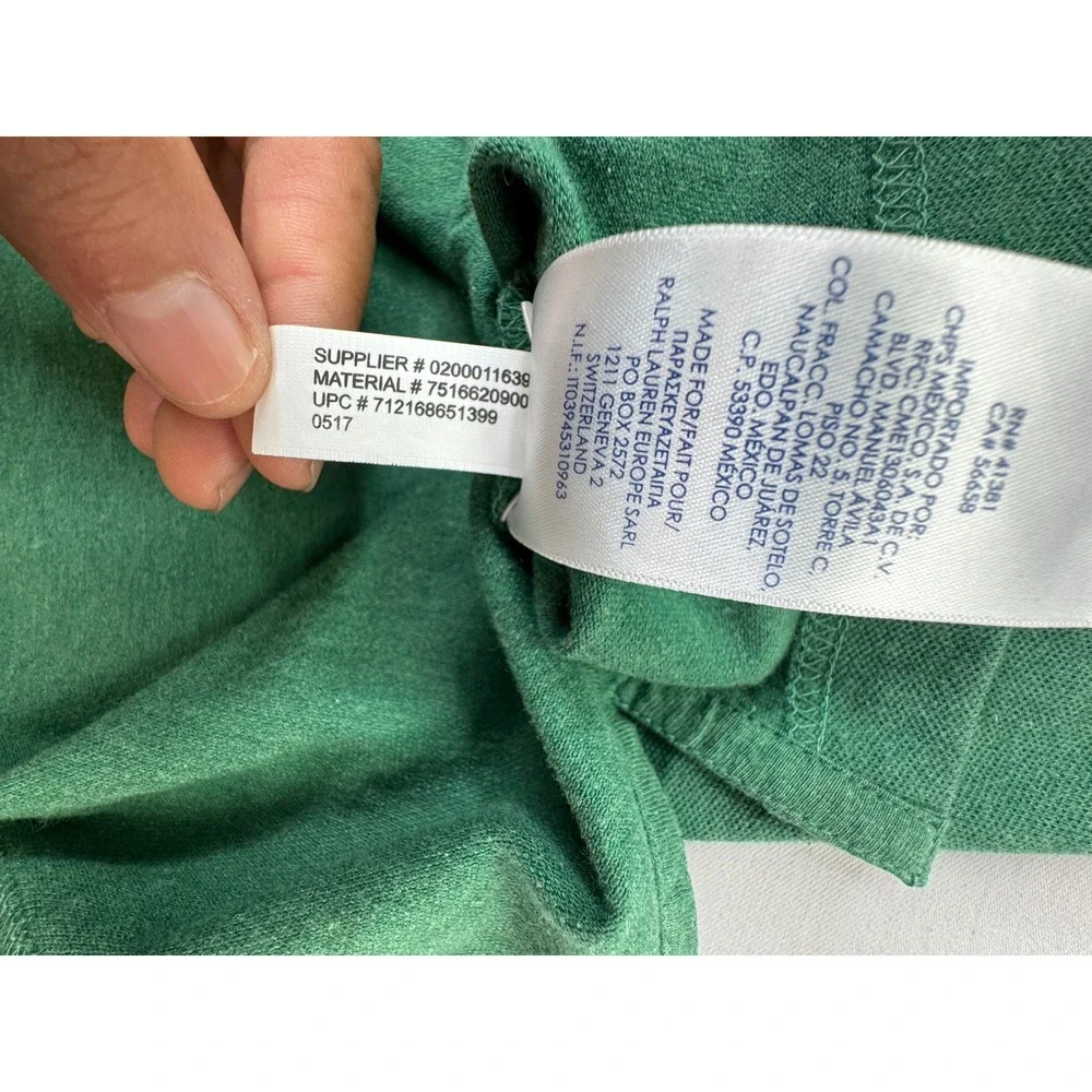 Chaps Mens Big &‎ Tall Stretch Polo Shirt Green Heather 2XB Preppy Old Money NWT
